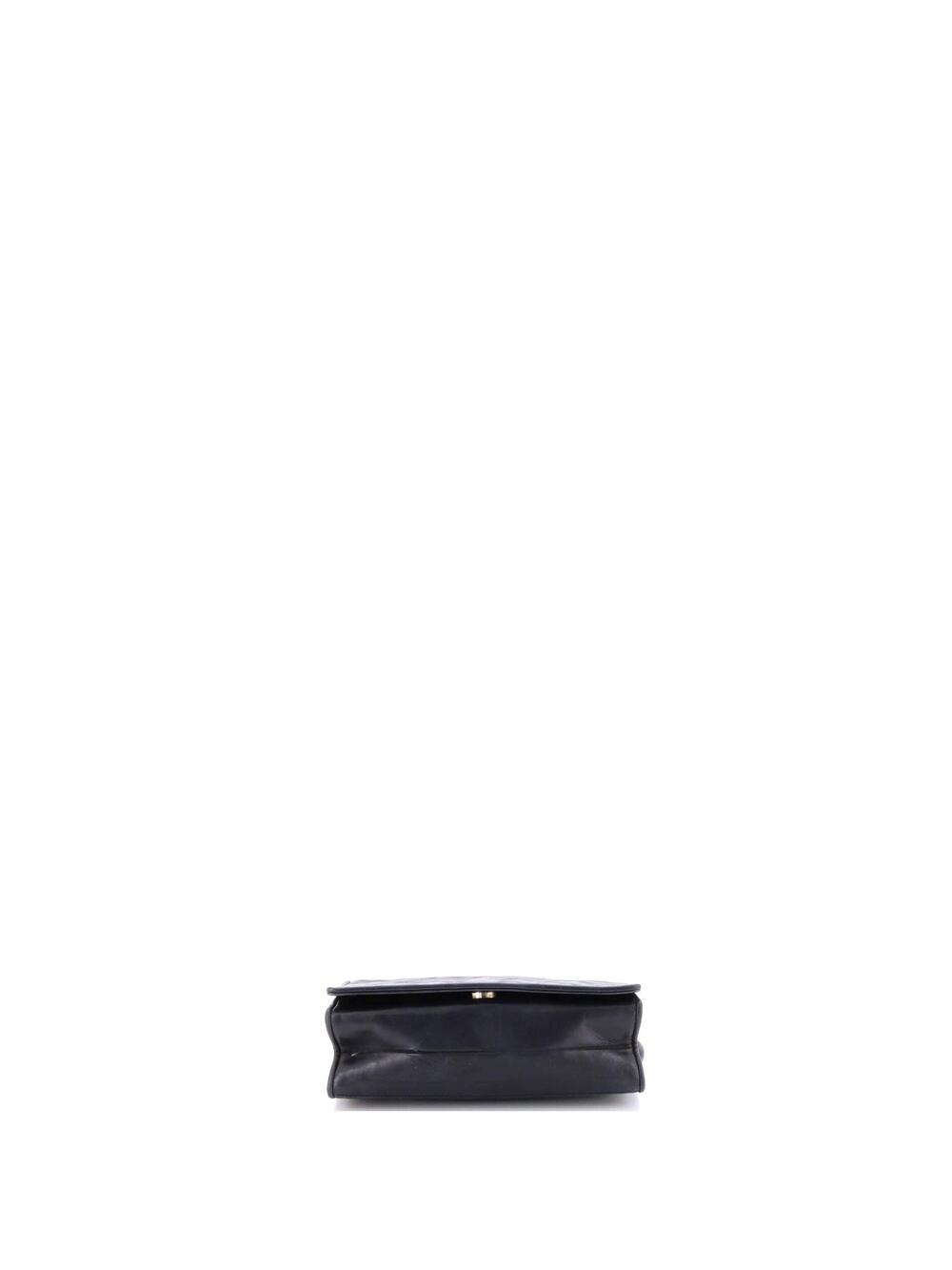 Chanel Vintage Cc Full Flap Bag Quilted #206015C21B - Picture 4 of 6